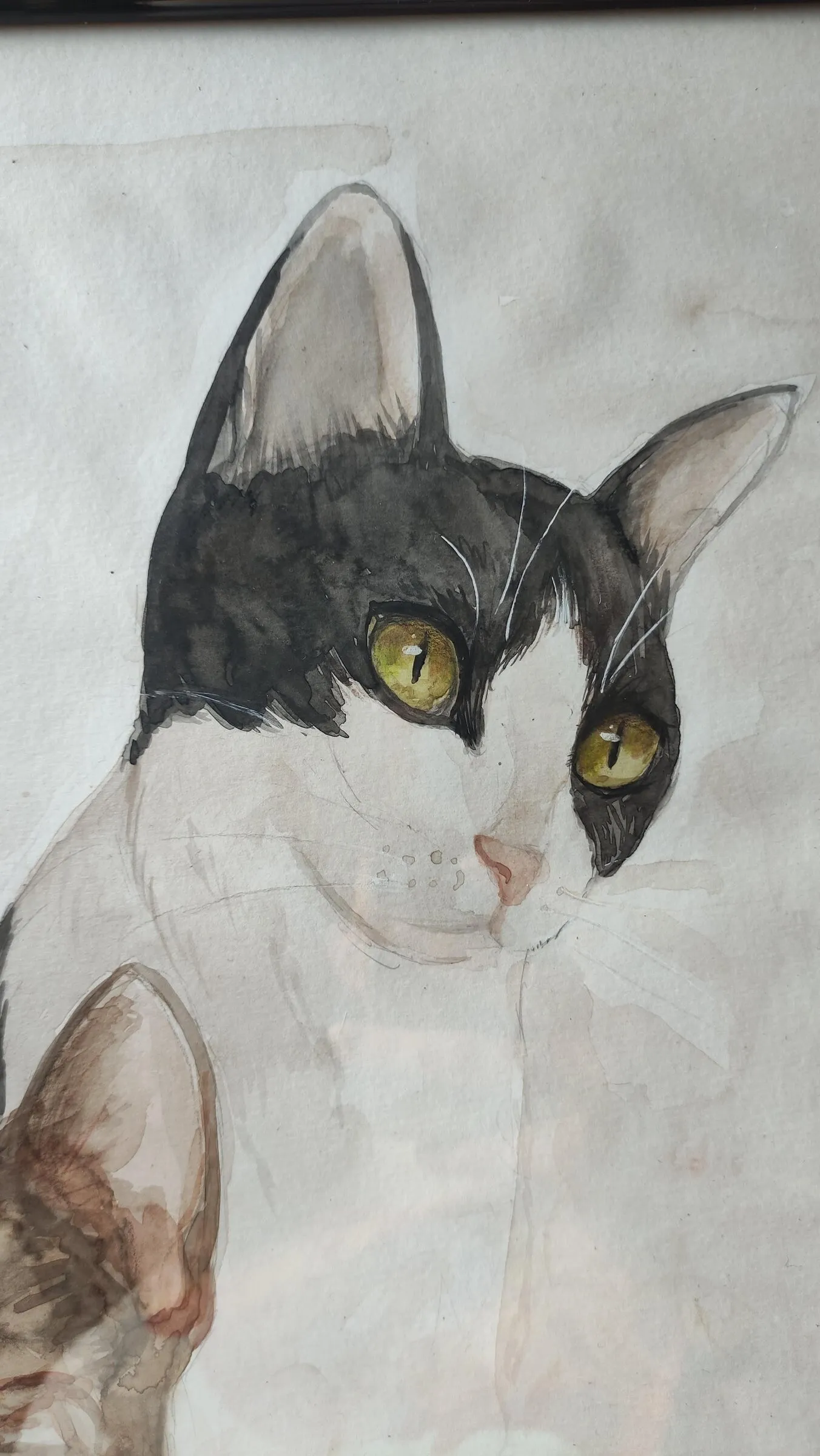 Retrato personalizado de Buffy pintado en acuarela